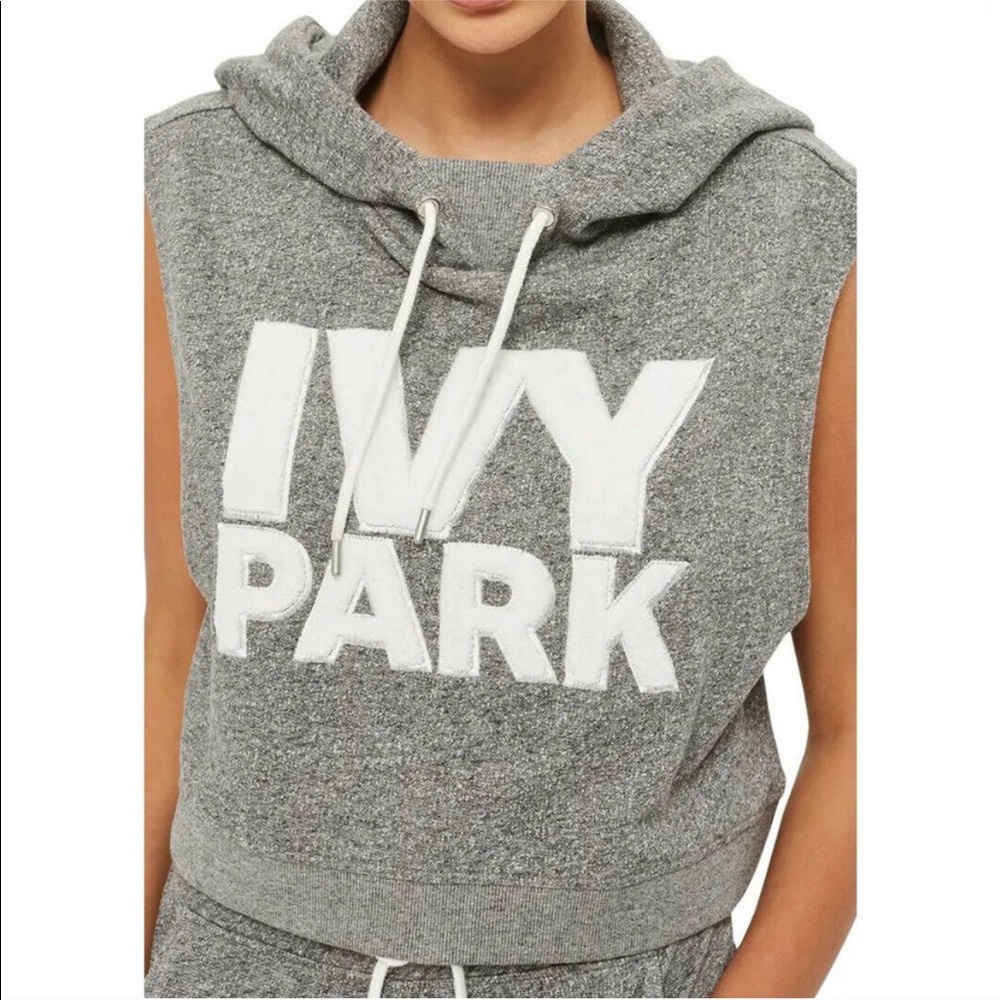 Ivy Park Cropped Sleeveless Hoodie